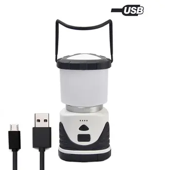 

Outdoor Portable High Power Work Light Rechargeable Camping Lamp 10W 12-LED hanging camp horse lanterns tent lights #3J23