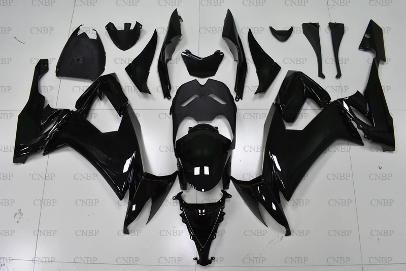 

for Kawasaki ZX10r 2010 Fairings ZX10r 2008 - 2010 glossy Black Plastic Fairings for Kawasaki ZX10r 08 09 Bodywork