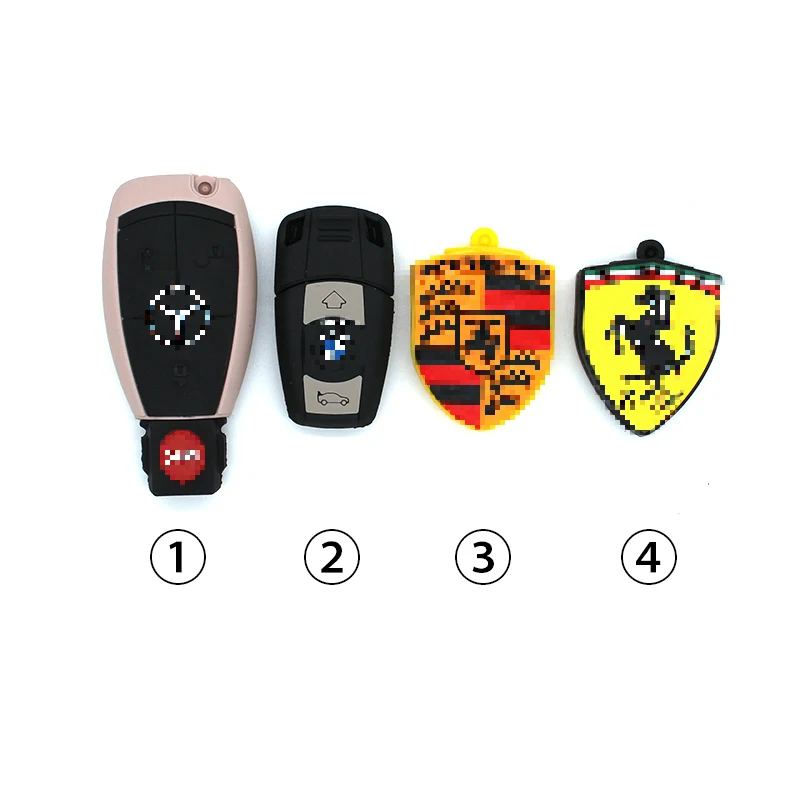 Лучший Автомобильный ключ инновационный Флеш накопитель usb флеш накопитель 64 ГБ 32 ГБ 16 ГБ usb флеш накопитель 8 ГБ 4 ГБ Флешка карта памяти u диск Беспл...