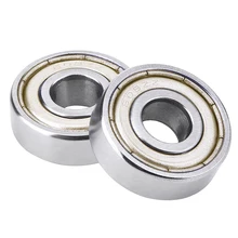 Подшипник для коньков 608 ZZ колеса и длинные подшипники для коньков, двойной бронированный, серебряный, 8 штук