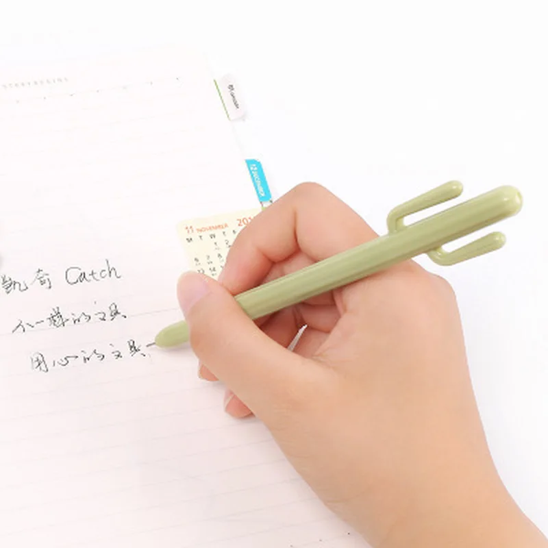 

Novelty Stationery Kawaii Gel Pen Creative Small Fresh Desert Cactus Styling Pens Cartoon Cute Gel Pens School Office Supplies