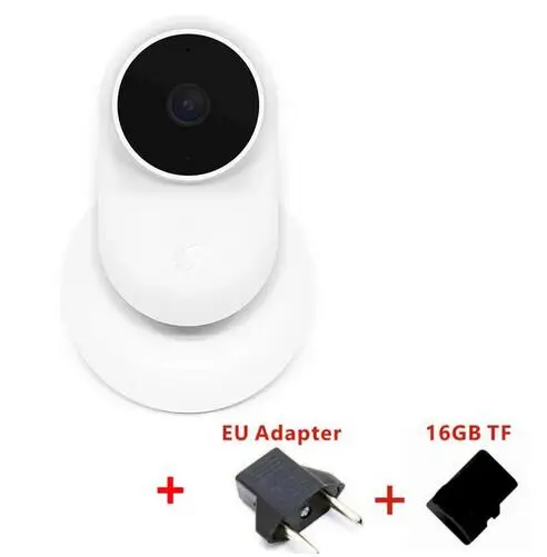 Xiaomi Mijia Smart IP камера 1080P 130 градусов Wifi беспроводной монитор 10 м ночного видения Интеллектуальное обнаружение AI humanoid H32 - Цвет: Add TF 16GB