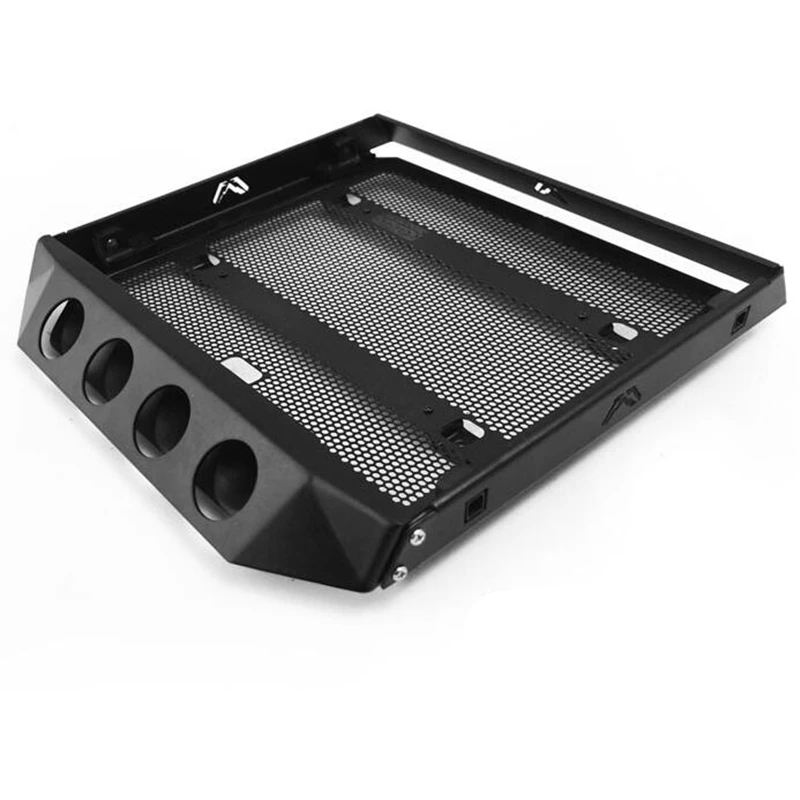 

1/10 rc crawler car upgrade part metal roof luggage rack for 1:10 scale 4WD TF2 toyota LC70 remote control model truck