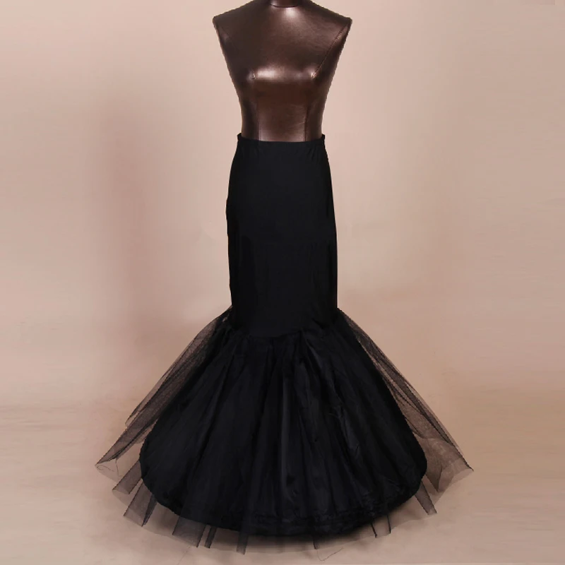 Fashion Underskirt for black Wedding Slip Elastic Wedding Ruffles