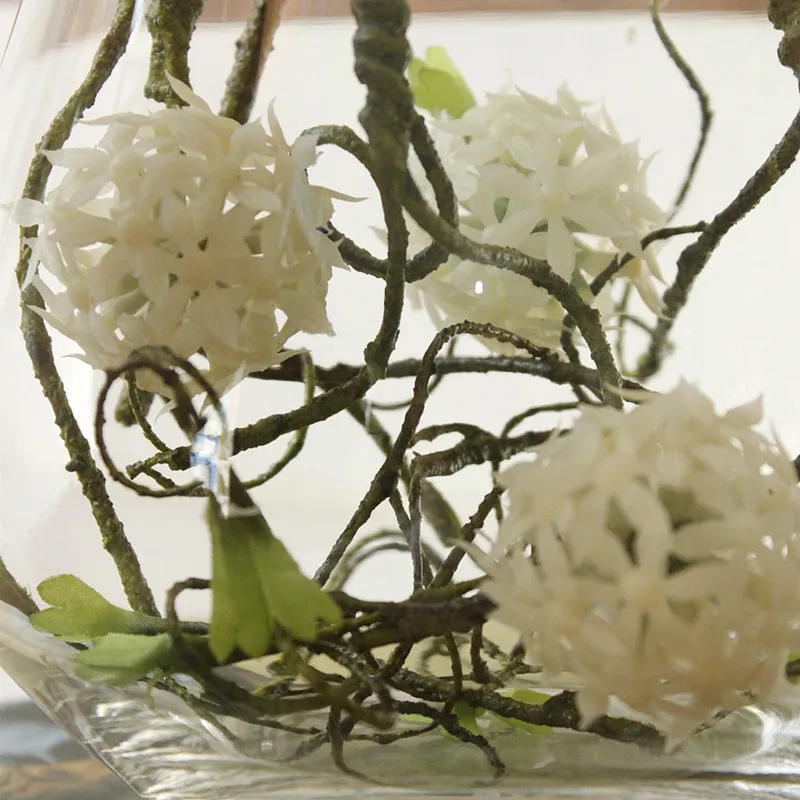 JAROWN Artificial Flower Green Plant Branches Simulation Branch Artificial Plant Wedding Decorative Arrange Table DIY material (9)