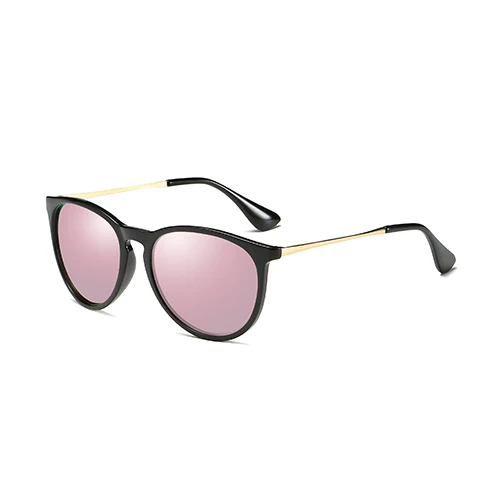 C04 Pink RUGIADA Брендовые мужские винтажные овальные поляризационные солнцезащитные очки классические металлические женские солнцезащитные очки с покрытием очки для вождения Oculos Gafas RA1003 - Цвет линз: C04 Pink