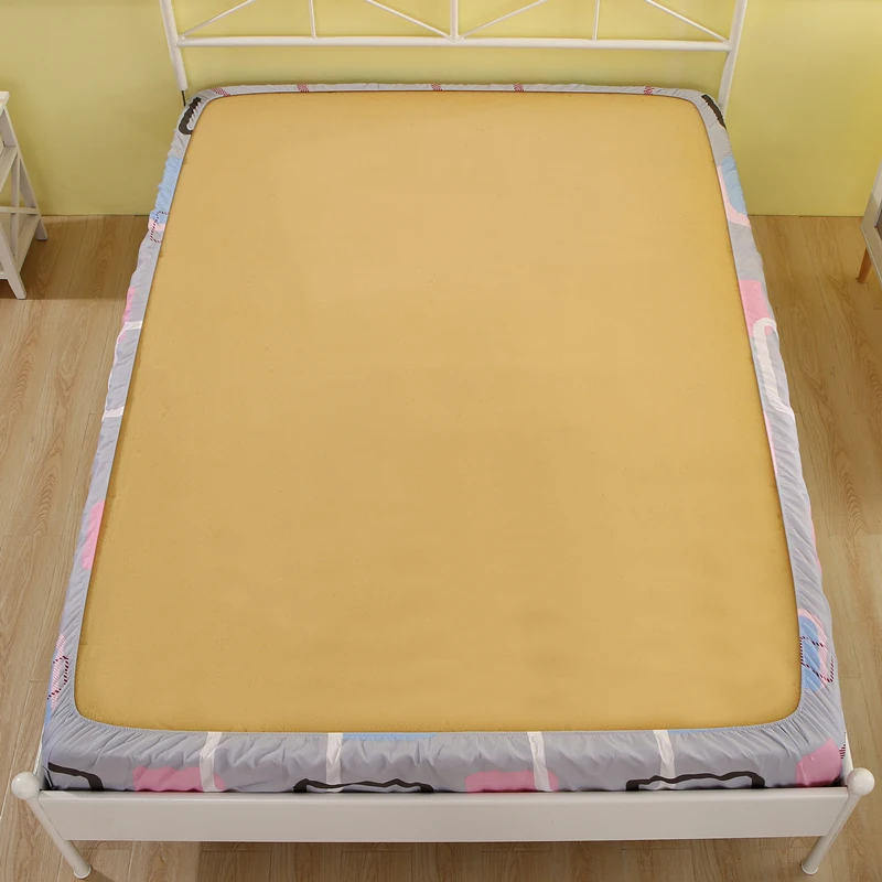 Home Textile Bedspread 1pcs 100% Polyester Elastic Bed Cover Fitted Sheet Bed Protect Mattress Dustproof 150x200CM 180x200CM