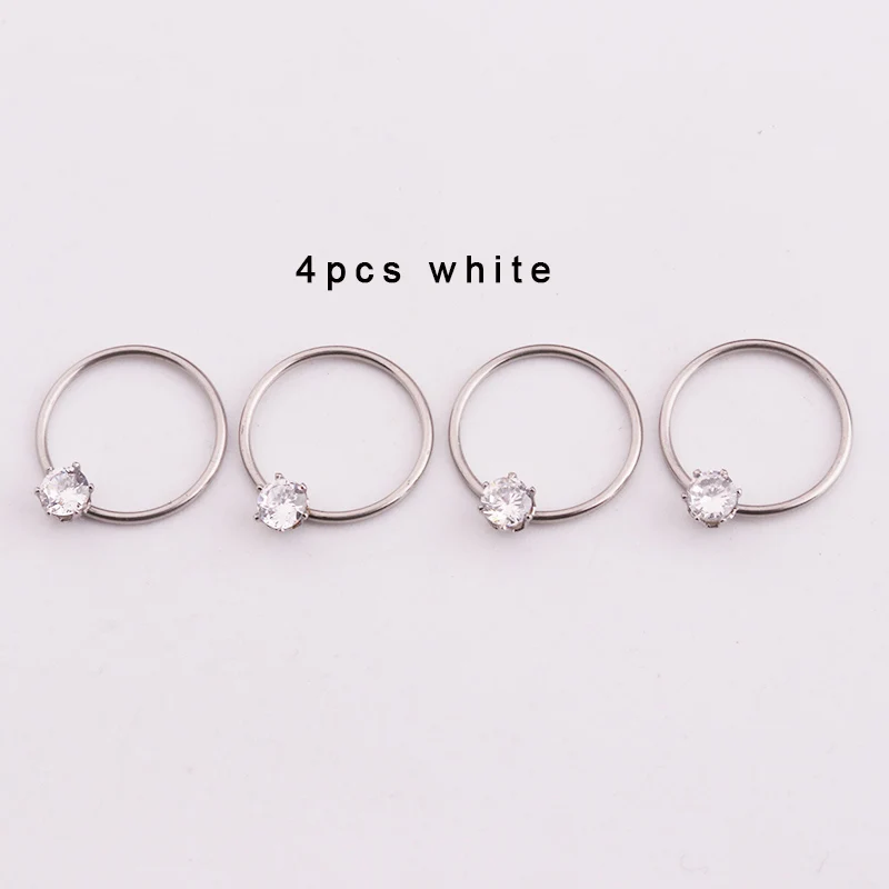 4pcs white
