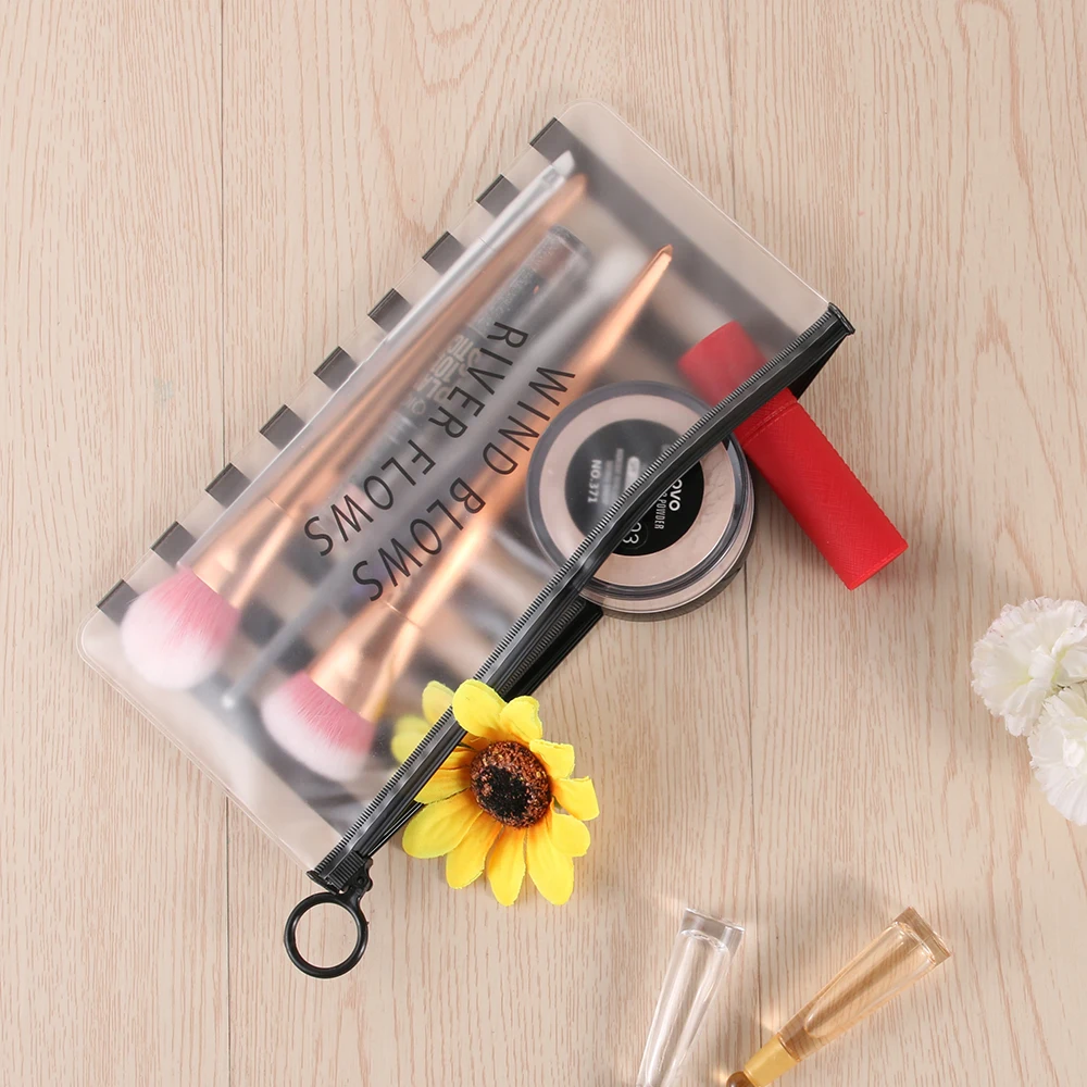 1PCS New Portable Brush Bag CosmeticTools Pencil Pen Case Bag Clear Make up Pouch Zipper Toiletry Holder Storage Makeup Tool Kit 1PCS New Portable Brush Bag CosmeticTools Pencil Pen Case Bag Clear Make up Pouch Zipper Toiletry Holder Storage Makeup Tool Kit