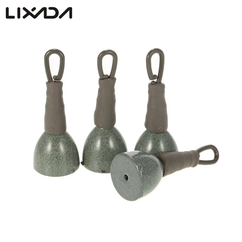 

4pcs Back Leads Weight Fishing Line Secure Clips Tackle Accessory Wear Resistant Nano-coating Design