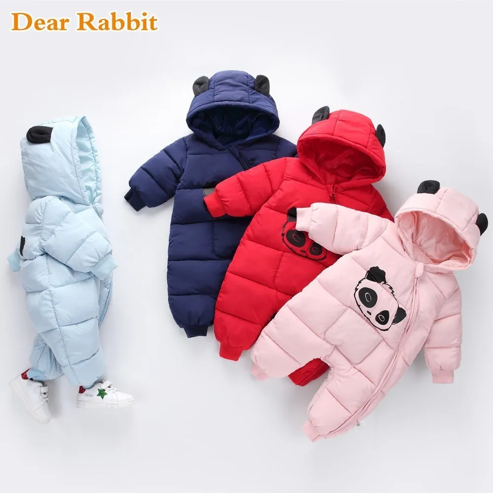 Baby boy girl Clothes 2018 New born Winter Hooded Rompers Thick Cotton Outfit Newborn Jumpsuit Children Costume toddler romper Baby boy girl Clothes 2018 New born Winter Hooded Rompers Thick Cotton Outfit Newborn Jumpsuit Children Costume toddler romper