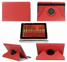 Rotating 360 Degree Luxury Folio Stand Holder Leather Case Protective Cover For Asus MeMo Pad 10 ME102 ME102A 10.1″ Tablet