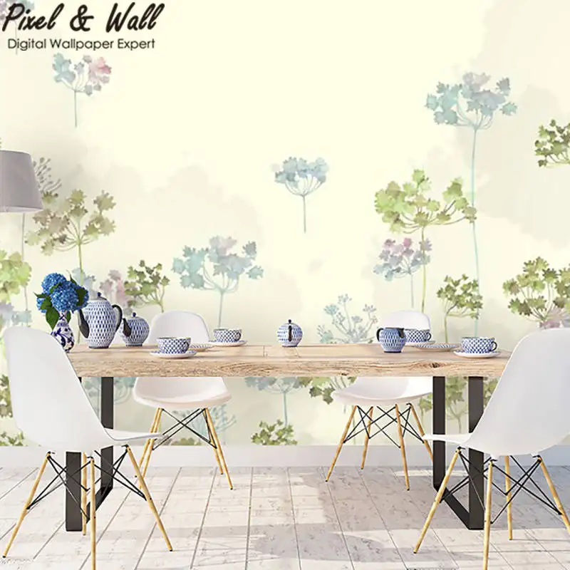 Цветок поля Настенная Обои кровать украшение комнаты Аксессуары STDM30078|wallpaper murals