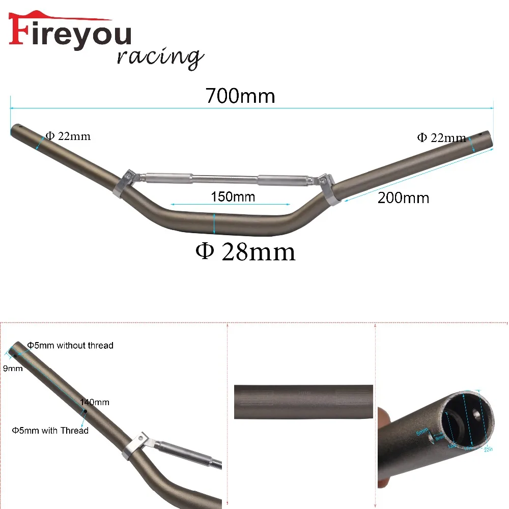 Universal Handlebar Riser Kit ø 28 - ® - | Special Parts