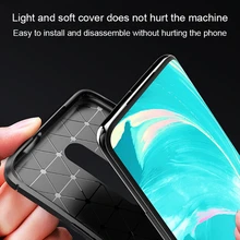 Protective case For Oneplus 7 Pro Fiber Pattern 1+7 Silicone Soft Shell TPU All-inclusive Mobile Phone Case