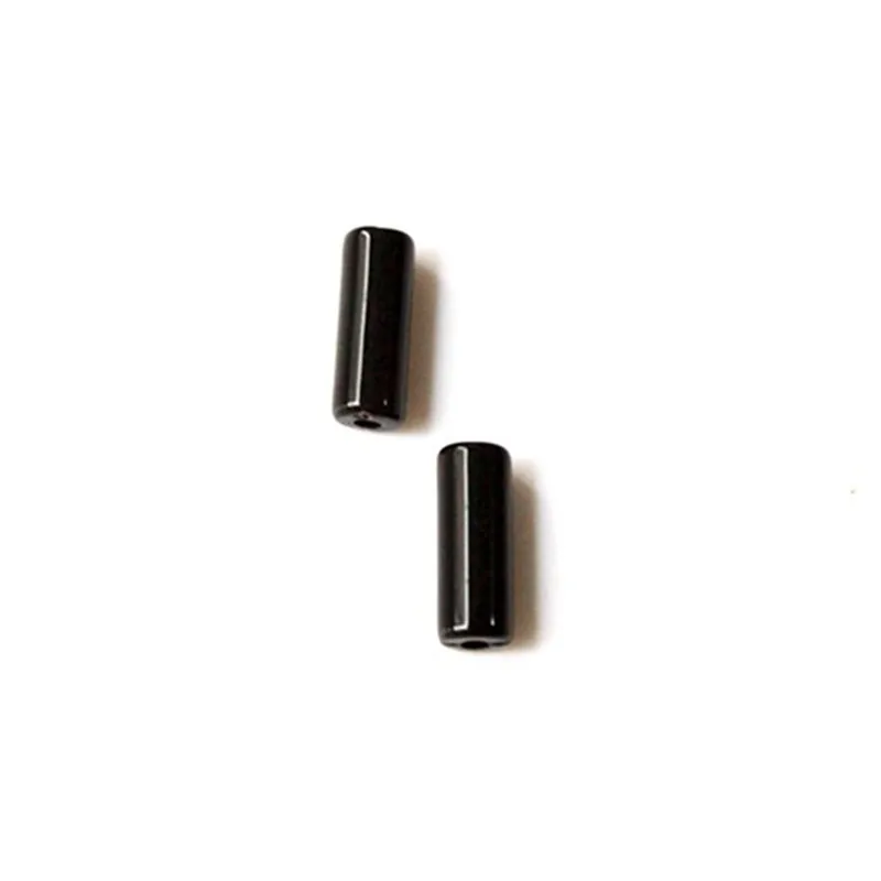 

100pcs Tube Black Acrylic Beads, Necklace Bracelet Earring Beads,Jewelry DIY Making,12mmx4.5mm,Z108