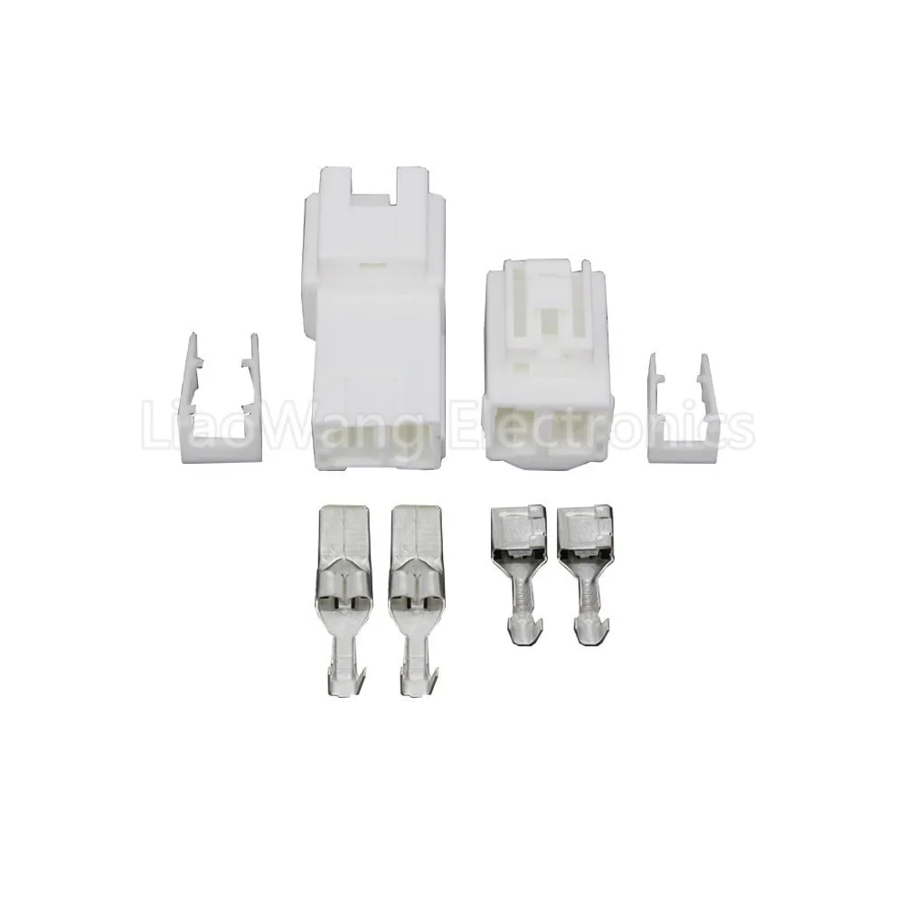 

5 Sets 2 Pin Yazaki Female And Male Auto Wire Electronic Connector Plug With Terminal DJ70218Y-7.8-11/21