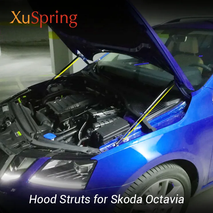 

For Skoda Octavia A7 2015-2019 MK3 Car Refit Bonnet Hood Gas Shock Lift Strut Bars Support Rod No Drilling/Welding