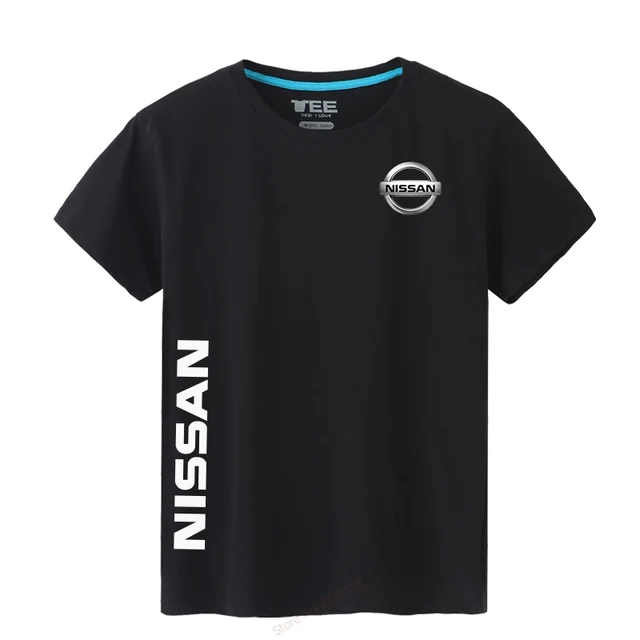 summer new design nissan logo o neck cotton T shirt for women and men T