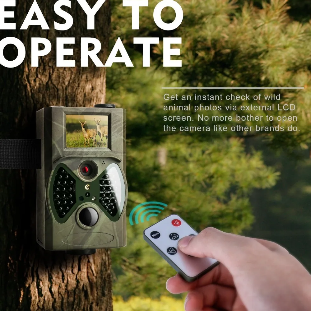 HC300A Hunting Camera Infrared 12MP HD 940NM Wildlife Night Vision Scouting hunter Trail Cam for outdoor hunting (8)
