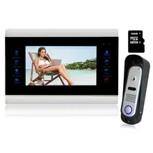Homefong 1 Outdoor Camera1 Monitor Night Vision Video Doorbell Intercom System Home Security Video Door Phone With 16 G sd Card