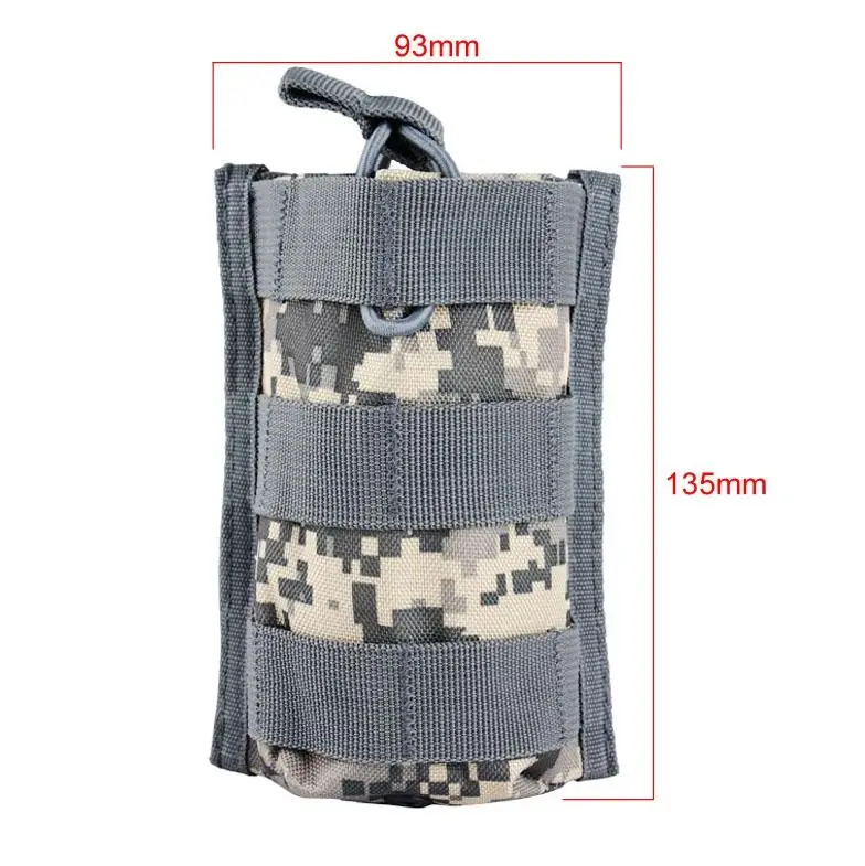 FOCUSIGN M4 одиночные тактические сумки для охоты на открытом воздухе военный зажим Чехол картридж зажим сумка аксессуар карман для стрельбы на открытом воздухе - Цвет: ACU color