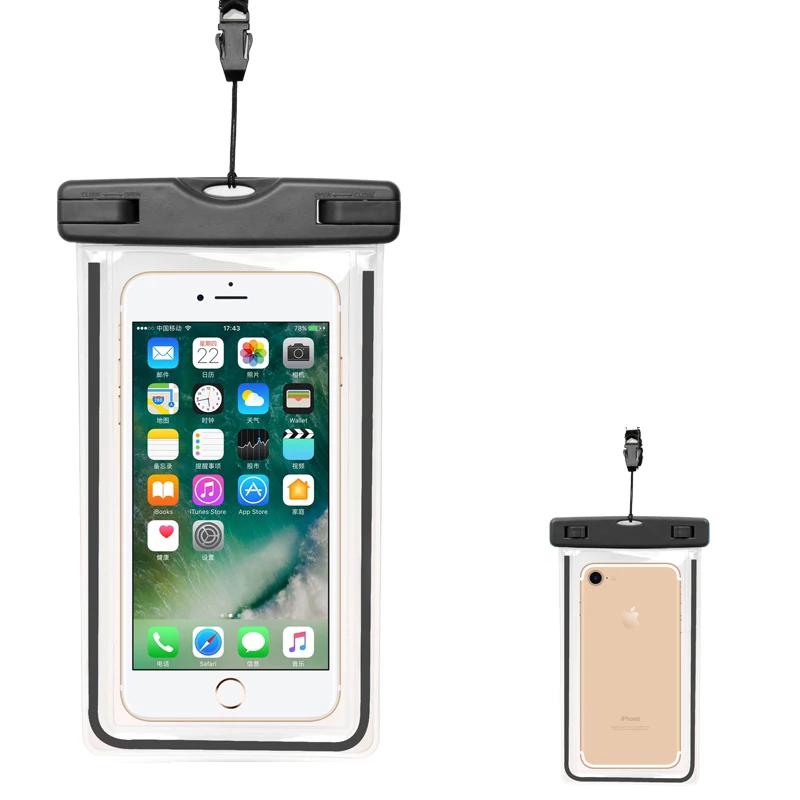 Водонепроницаемый чехол для смартфонов Xiaomi Mi A2 A1 Black Shark Water Cover подвесной сухой