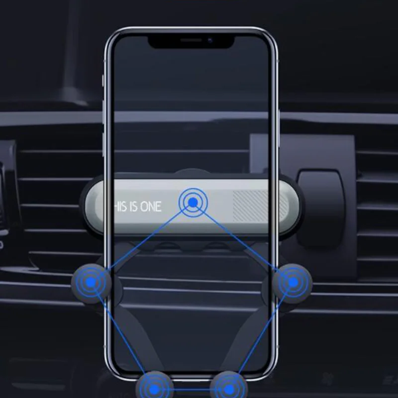 Гравитационный Автомобильный держатель для телефона в автомобиле с креплением на вентиляционное отверстие без магнитного держателя для мобильного телефона gps подставка для iPhone XS MAX Xiaomi