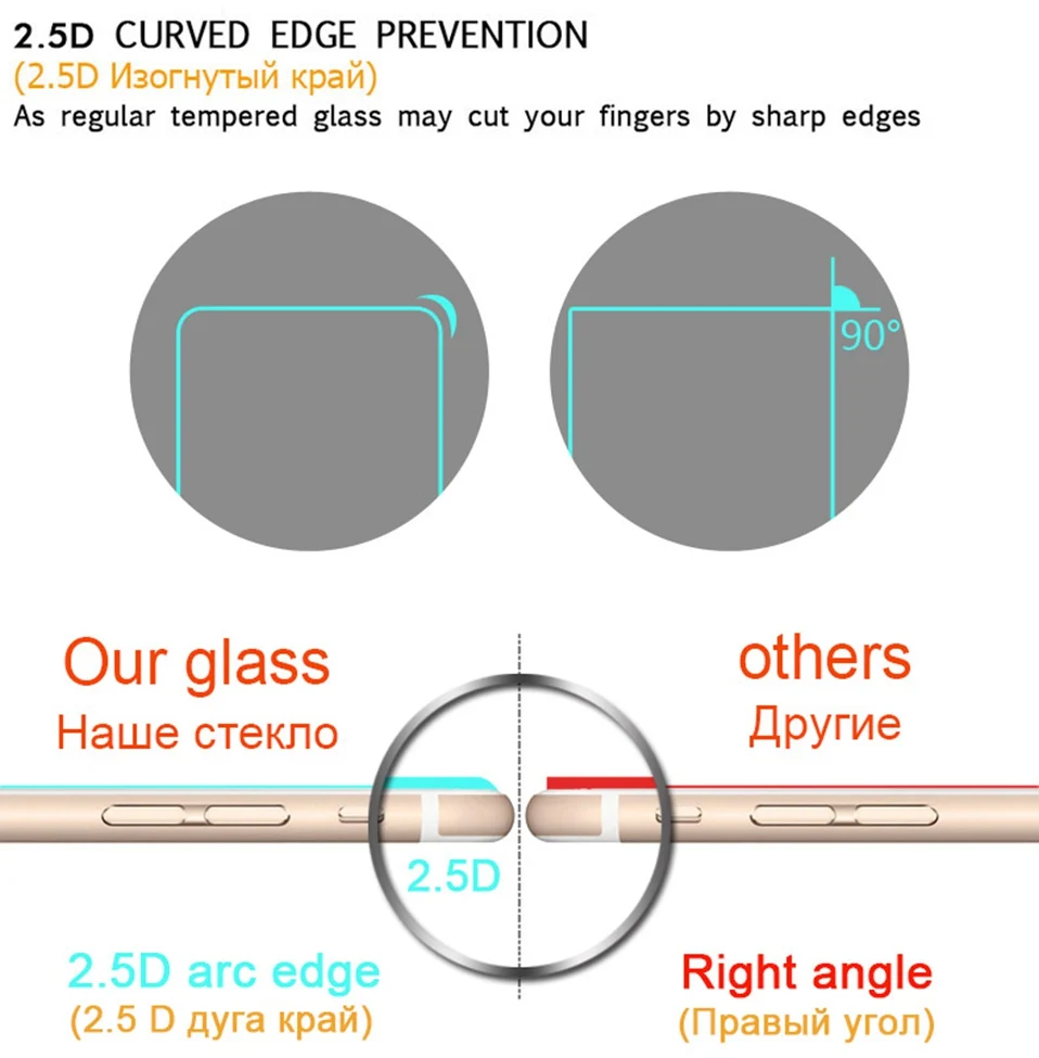 WHAY Phone Protective Glass For Huawei Y7 2019 Screen Protector 2.5D 9H Tempered Glass on the For Huawei Y7 2019 Protective Film (3)
