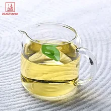 Высокая боросиликатная стеклянная чайная чашка посуда чайная ярмарка чашка утолщенная прозрачная стеклянная кофейная чашка