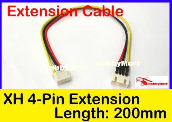 XH 2.5mm 2-Pin Female to Female end of Connector Extension Wire 200mm x 5 pcs