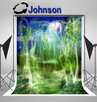 

wall photo backdrop Vinyl cloth High quality Computer print Forest Fog Tree photography studio background