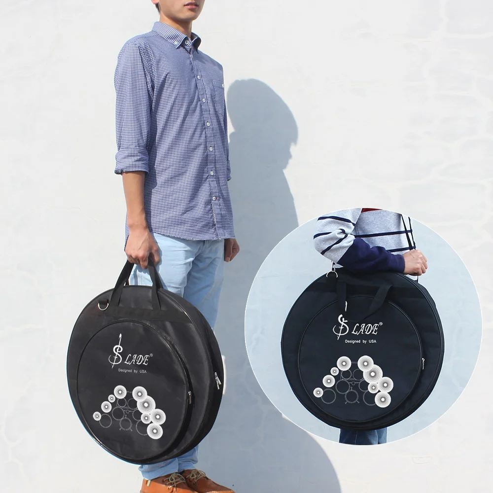 Высокое качество LADE 21-дюймовый три кармана сумка для посуды рюкзак с съемный плечевой ремень делителем ударный инструмент