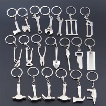 

Keychain New Design Nice Gift Metal Creative Car Key Chain Wrench Pliers Screwdriver Tools Car Key Ring