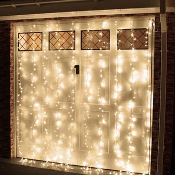 

3M width 1M hight 150led string of lights curtain lights decoration christmas wedding party LED light 5PCS
