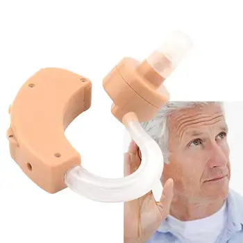 

Adjustable Tone Digital Hearing Aids With Battery Mini Behind The Ear Best Sound Voice Amplifier for Elderly Hearing Impaired