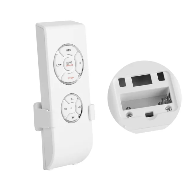 4 Timing 3 Speeds Universal Ceiling Pendant Fan Lamp Wireless Remote Controller Kit