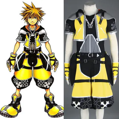

Saurat Cosplay Men Costumer Dress Cool Comic Kingdom Hearts Outfit Hot Sale E115