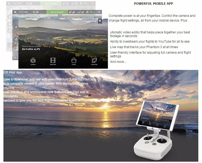 In Stock Ready To Fly DJI Phantom 3 Professional Version With 4K Camera RC Quadcopter With Special Gift EMS