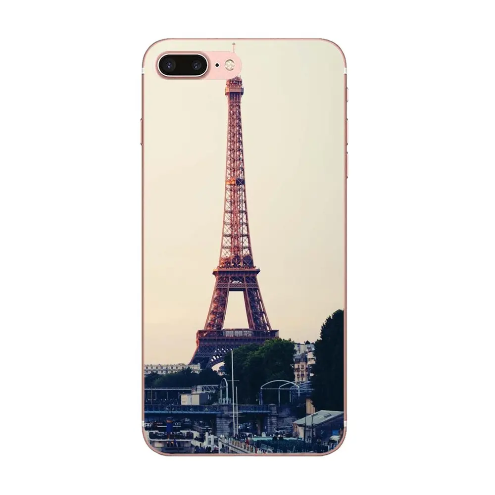 ТПУ чехол для мобильного телефона Apple iPhone X XS Max XR 4 4S 5 5C 5S SE 6 6S 7 8 Plus Чехлы Париж