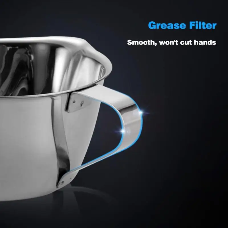 304 нержавеющая сталь соус масло суп жировой сепаратор смазочный фильтр горшок