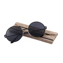 Античные мужские и женские круглые солнцезащитные очки металлическая рамка унисекс сплав оправы для очков