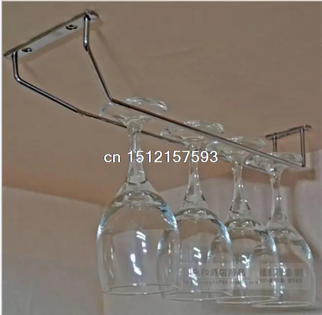 New Wholesale Chrome Plated Stemware Wine Glass Cup Hangers Rack Shelf