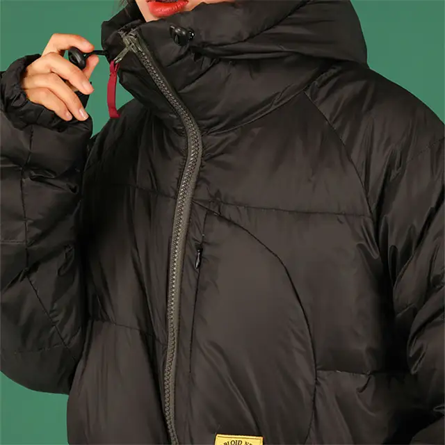 short hooded down jacket