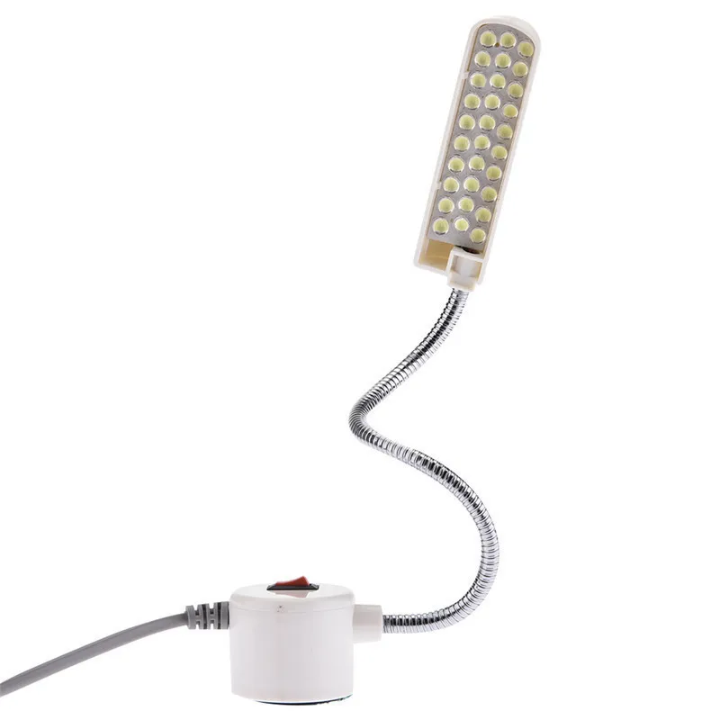 LAIDEYI Рабочая лампа на гибкой ножке 12 Светодиодный s 20 светодиодный s 30 светодиодный s светильники для швейной Машинки с магнитным для дома или промышленности светодиодный рабочий свет