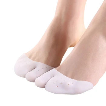 

Multifunctional Silica Gel Ballet Tiptoe Sleeve Forefoot Pad Hallux Valgus Correction Sock Toe Separators Feet Care Tool P0078