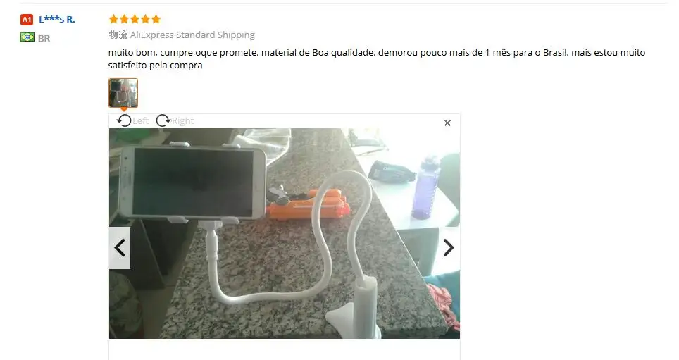 Cell Phone Holder Desk Universal Smartphone Clip Holder Lazy Bracket Flexible Long Arms for iPhone 7 6S Desktop Bed Mobile Stand (3)