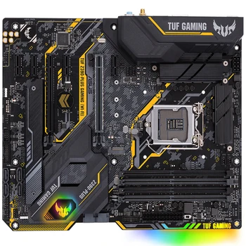 

ASUS TUF Z390-PLUS GAMING WIFI Motherboard Intel LGA1151 4xDDR4 DIMM 64GB ATX 2x PCI-E X16 4xPCI-E X1 2xM.2 6xSATA III DP HDMI