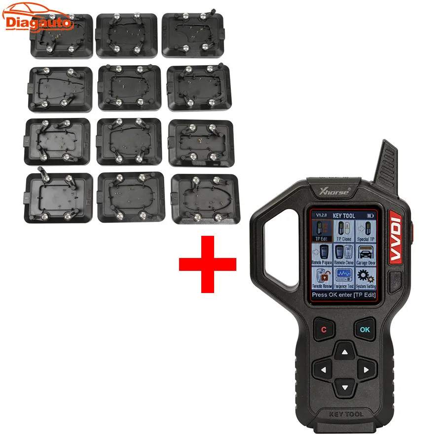 

Master Original V2.3.9 Xhorse VVDI Key Tool Remote Key Programmer American Version With Full Set 12pcs EEPROM Adapter