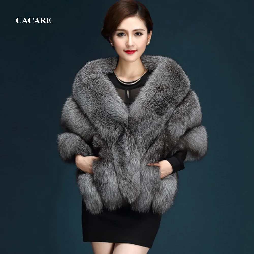 Faux Fur Cloak Gilet Mantle 2018 Autumn CHEAP Fluffy Fur Cape Fake Fur ...